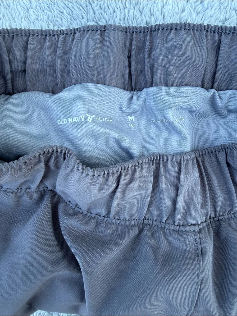 Old Navy Navy Athletic Running Shorts- Girls Medium